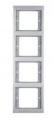 Berker K.5 Нержавеющая Сталь Рамка 4-ая вертикальная