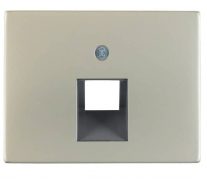 Berker K.5 Нержавеющая Сталь Накладка розетки ТЛФ/Компьютерной 1-ой