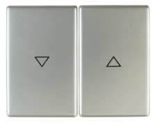 Berker K.5 Нержавеющая Сталь Клавиша 2-ая для жалюзи