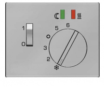 Berker K.5 Нержавеющая Сталь Накладка Регулятора тёплого пола