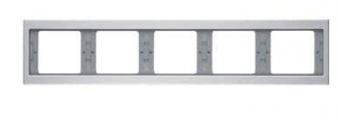 Berker K.5 Металл алюминий Рамка 5-ая горизонтальная