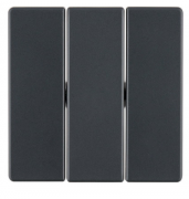 Berker Q.1, Q.3, Q.7 Антрацит бархат Клавиша 3-ая