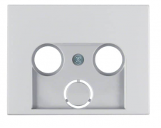 Berker K.5 Металл алюминий Накладка розетки TV-FM-SAT