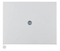 Berker K.5 Металл алюминий Накладка Вывод кабеля