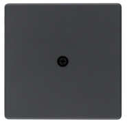 Berker Q.1, Q.3 Антрацит бархат Накладка Вывод кабеля