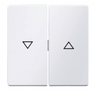 Berker Q.1, Q.3 Белый бархат Клавиша 2-ая для жалюзи