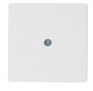 Berker Q.1, Q.3 Белый бархат Накладка Вывод кабеля