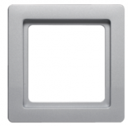 Berker Q.1 Алюминий бархат Рамка 1-ая
