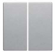 Berker Q.1, Q.3 Алюминий бархат Клавиша 2-ая