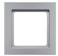 Berker Q.3 Алюминий бархат Рамка 1-ая