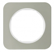 Berker R.1 Нержавеющая Сталь/Полярная белизна Рамка 1-ая