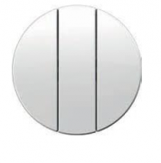 Berker R.1, R.3, R.8 Белый Глянцевый Клавиша 3-ая