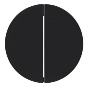 Berker R.1, R.3, R.8 Черный Глянцевый Клавиша 2-ая