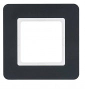 Berker Q.7 Антрацит бархат Рамка 1-ая