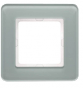 Berker Q.7 Стекло Белое Рамка 1-ая