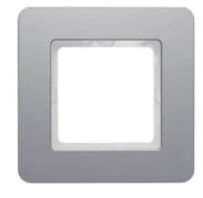 Berker Q.7 Алюминий металл Рамка 1-ая