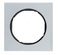 Berker R.3 Алюминий металл/Черный Рамка 1-ая