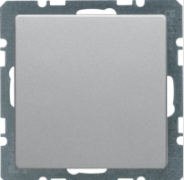 Berker Q.1, Q3 Алюминий бархат Заглушка