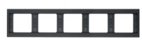 Berker K.1 Антрацит матовый Рамка 5-ая горизонтальная