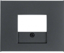 Berker K.1 Антрацит матовый Накладка Розетки USB