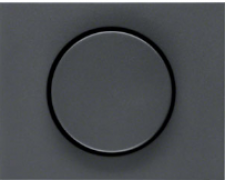 Berker K.1 Антрацит матовый Накладка Светорегулятора поворотного