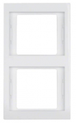 Berker K.1 Белый глянцевый Рамка 2-ая вертикальная