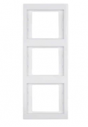 Berker K.1 Белый глянцевый Рамка 3-ая вертикальная