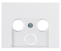 Berker K.1 Белый глянцевый Накладка розетки TV-FM-SAT