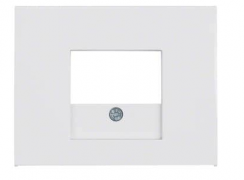 Berker K.1 Белый глянцевый Накладка Розетки USB