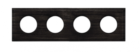 Bironi Шедель Дерево Угольно-черный Форма квадрата Рамка 4-ая (скрытый монтаж)