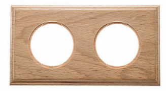 Bironi Шедель Дерево Бук Натурель Форма квадрата Рамка 2-ая (скрытый монтаж)