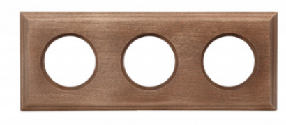 Bironi Шедель Дерево Винтаж Форма квадрата Рамка 3-ая (скрытый монтаж)