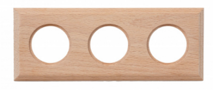 Bironi Шедель Дерево Бук Натурель Форма квадрата Рамка 3-ая (скрытый монтаж)