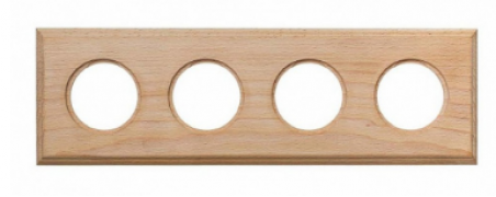 Bironi Шедель Дерево Бук Натурель Форма квадрата Рамка 4-ая (скрытый монтаж)