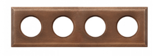 Bironi Шедель Дерево Винтаж Форма квадрата Рамка 4-ая (скрытый монтаж)