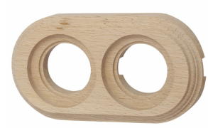 Bironi Лизетта Дерево Бук Натурель Рамка 2-ая на бревно диаметр 200 мм (накладной монтаж)