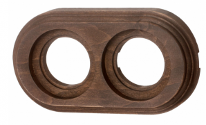 Bironi Лизетта Дерево Старое дерево Рамка 2-ая на бревно диаметр 220 мм (накладной монтаж)