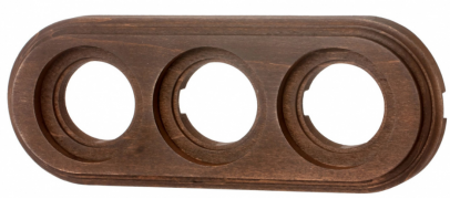 Bironi Лизетта Дерево Старое дерево Рамка 3-ая на бревно диаметр 220 мм (накладной монтаж)