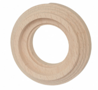 Bironi Лизетта Дерево Бук Натурель Рамка 1-ая на бревно диаметр 240 мм (накладной монтаж)