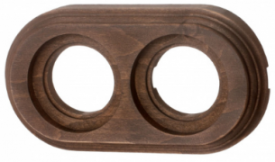 Bironi Лизетта Дерево Старое дерево Рамка 2-ая на бревно диаметр 240 мм (накладной монтаж)