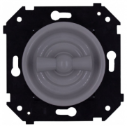 Bironi Шедель Пластик Титан Выключатель 2-клавишный (скрытый монтаж)