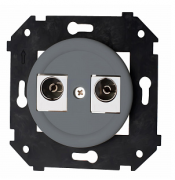 Bironi Шедель Титан Розетка TV-FM-SAT (телевизионная-TV, радио-FM, спутниковая-SAT) оконечная