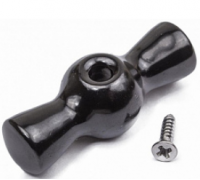 Bironi Керамика Черный Ручка выключателя