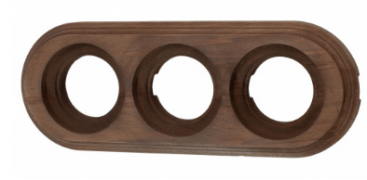 Bironi Лизетта Дерево Старое дерево Рамка 3-ая (накладной монтаж)