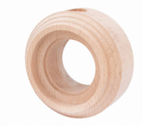 Bironi Лизетта Дерево Бук Натурэль Рамка 1-ая для монтажа с декоративной трубой 1 выход (накладной монтаж)