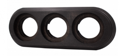 Bironi Лизетта Дерево Угольно-черный Рамка 3-ая (накладной монтаж)