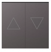 Donel A07 Матовый Титан Клавиша 2-ая со стрелками для жалюзи