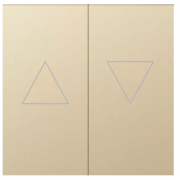 Donel A07 Шампань Клавиша 2-ая со стрелками для жалюзи