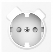 Donel A07 Белый глянцевый Накладка Розетки с/з + USB ( A+C )