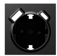 Donel A07 Матовый Карбон Накладка Розетки с/з + USB ( A+C )